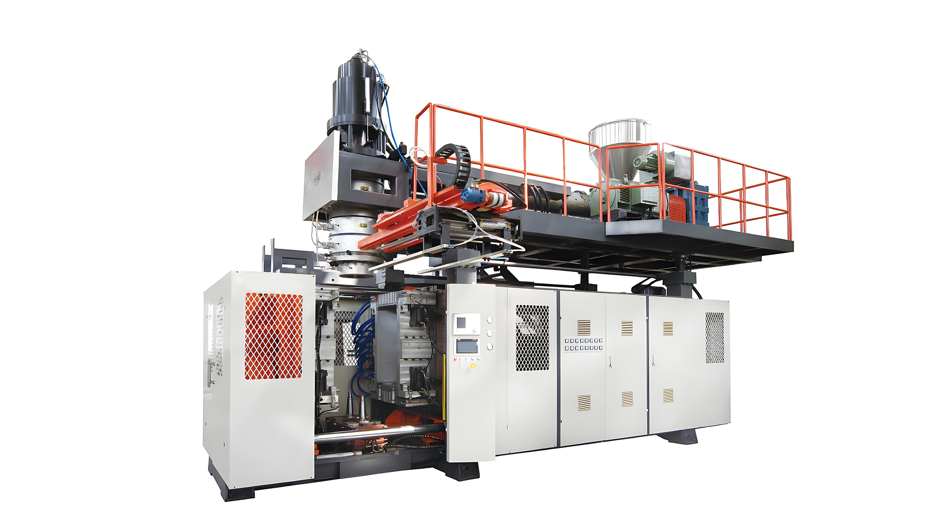 Extrusion blow molding film process